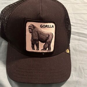 Goorin Bros Black Gorilla Trucker Hat